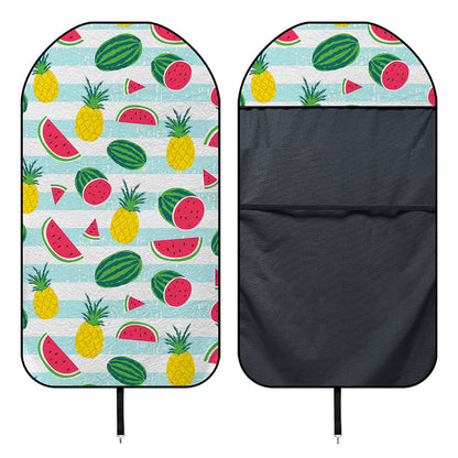Cute Pineapple Watermelon Pattern Print Waterproof Car Seat Cover