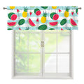 Cute Pineapple Watermelon Pattern Print Window Valance