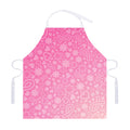 Cute Pink Breast Cancer Pattern Print Adjustable Apron