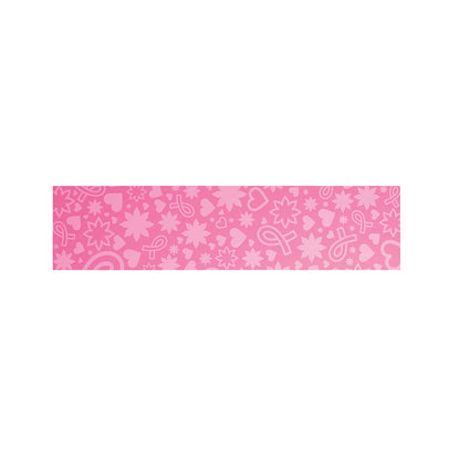 Cute Pink Breast Cancer Pattern Print Bed Runner