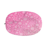 Cute Pink Breast Cancer Pattern Print Car Side Mirror Covers