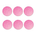 Cute Pink Breast Cancer Pattern Print Coaster Set