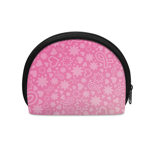 Cute Pink Breast Cancer Pattern Print Coin Purse