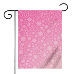 Cute Pink Breast Cancer Pattern Print House Flag