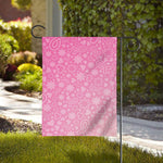 Cute Pink Breast Cancer Pattern Print House Flag