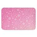 Cute Pink Breast Cancer Pattern Print Indoor Door Mat
