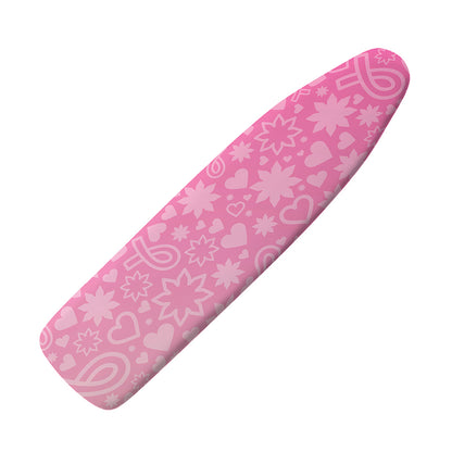 Cute Pink Breast Cancer Pattern Print Ironing Board Cover