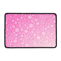 Cute Pink Breast Cancer Pattern Print Kitchen Mat