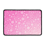 Cute Pink Breast Cancer Pattern Print Kitchen Mat