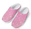 Cute Pink Breast Cancer Pattern Print Mesh Casual Shoes