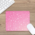 Cute Pink Breast Cancer Pattern Print Mouse Pad