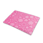 Cute Pink Breast Cancer Pattern Print Pet Cooling Mat Cover