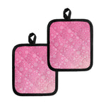 Cute Pink Breast Cancer Pattern Print Pot Holders