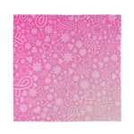 Cute Pink Breast Cancer Pattern Print Silk Bandana