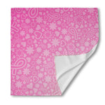 Cute Pink Breast Cancer Pattern Print Silk Bandana