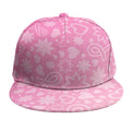 Cute Pink Breast Cancer Pattern Print Snapback Cap