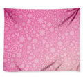 Cute Pink Breast Cancer Pattern Print Tapestry