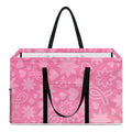 Cute Pink Breast Cancer Pattern Print Utility Tote Bag