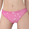 Cute Pink Breast Cancer Pattern Print Women's Panties