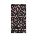 Cute Pink Heart Pattern Print Baby Crib Sheet