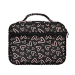 Cute Pink Heart Pattern Print Briefcase Bible Bag