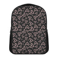 Cute Pink Heart Pattern Print Casual Backpack