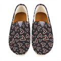 Cute Pink Heart Pattern Print Casual Shoes