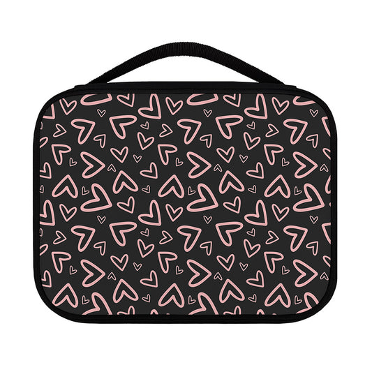 Cute Pink Heart Pattern Print Classic Bible Case
