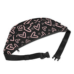 Cute Pink Heart Pattern Print Fanny Pack