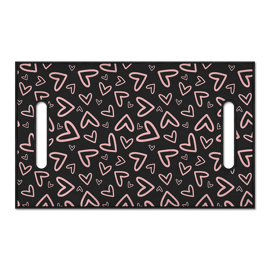 Cute Pink Heart Pattern Print Golf Cart Seat Cover