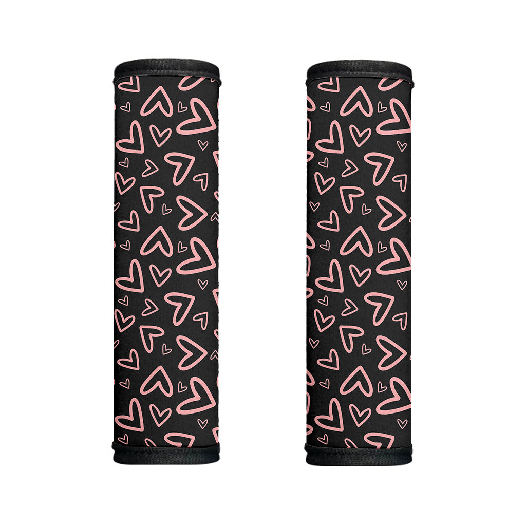 Cute Pink Heart Pattern Print Handle Covers