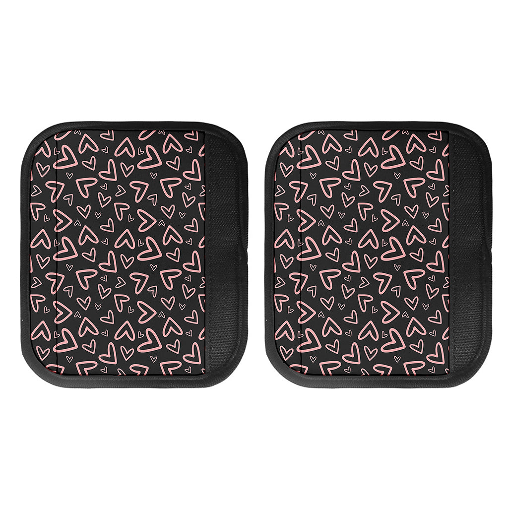 Cute Pink Heart Pattern Print Handle Covers