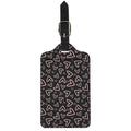 Cute Pink Heart Pattern Print Luggage Tag