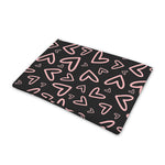 Cute Pink Heart Pattern Print Pet Cooling Mat Cover