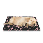 Cute Pink Heart Pattern Print Pet Cooling Mat Cover