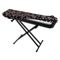 Cute Pink Heart Pattern Print Piano Keyboard Cover
