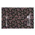 Cute Pink Heart Pattern Print Placemat