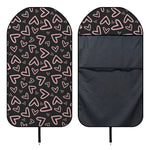 Cute Pink Heart Pattern Print Waterproof Car Seat Cover