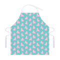 Cute Pink Llama Pattern Print Adjustable Apron
