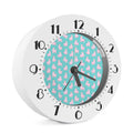 Cute Pink Llama Pattern Print Alarm Clock