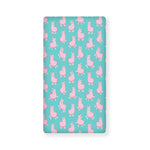 Cute Pink Llama Pattern Print Baby Crib Sheet