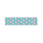 Cute Pink Llama Pattern Print Bed Runner