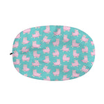 Cute Pink Llama Pattern Print Car Side Mirror Covers
