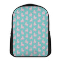 Cute Pink Llama Pattern Print Casual Backpack