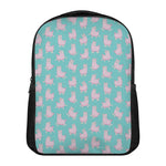Cute Pink Llama Pattern Print Casual Backpack