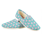 Cute Pink Llama Pattern Print Casual Shoes