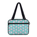Cute Pink Llama Pattern Print Double Strap Bible Bag