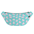 Cute Pink Llama Pattern Print Fanny Pack