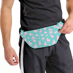 Cute Pink Llama Pattern Print Fanny Pack