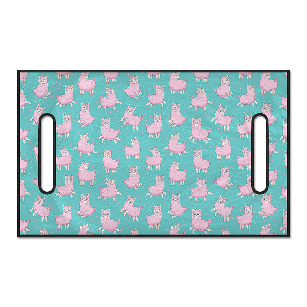 Cute Pink Llama Pattern Print Golf Cart Seat Cover